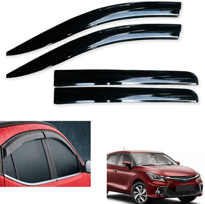 motobridge For Non-convertibles Front, Rear Wind Deflector(NA Toyota Glanza V Petrol)