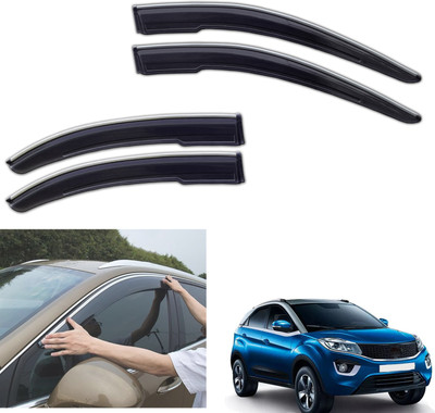 PEEPS STORE For Non-convertibles Front, Rear Wind Deflector(Tinted Tata Nexon)