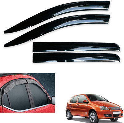 PEEPS STORE For Non-convertibles Front, Rear Wind Deflector(NA Tata Indica eV2 eLS)