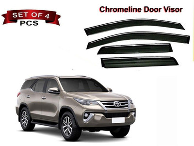 motobridge For Front, Rear Wind Deflector(Tinted Toyota Fortuner)