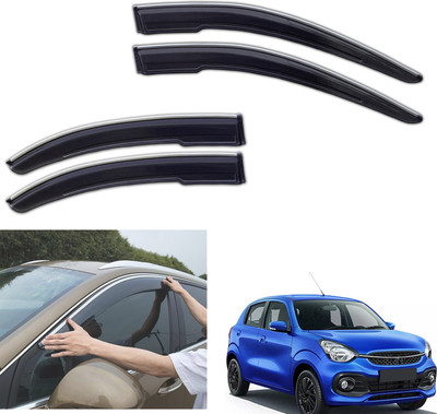 PEEPS STORE For Non-convertibles Front, Rear Wind Deflector(Tinted Maruti Celerio LXI)