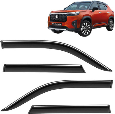 Kingsway For Non-convertibles Front, Rear Wind Deflector(Tinted Honda Universal For Car)