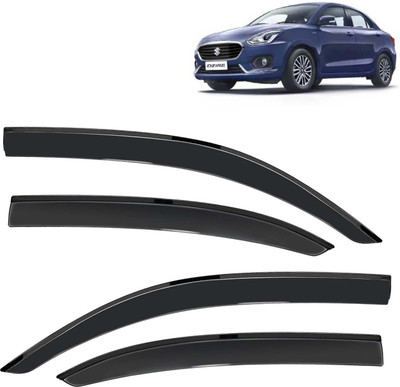 Kingsway For Non-convertibles Front, Rear Wind Deflector(Tinted Maruti Swift Dzire)