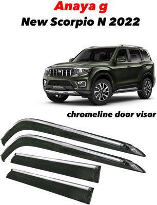 ANAYA G For Convertibles Rear, Front Wind Deflector(Tinted MAHINDRA New Scorpio)