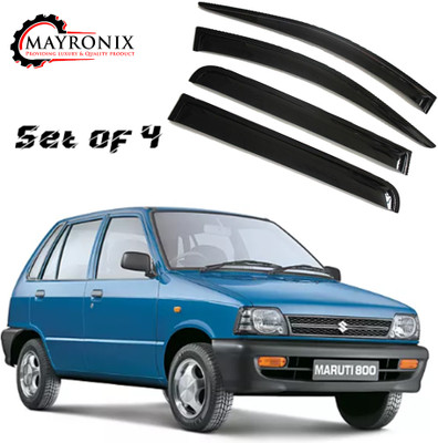 Mayronix For Non-convertibles Front, Rear Wind Deflector(Tinted Maruti 800)