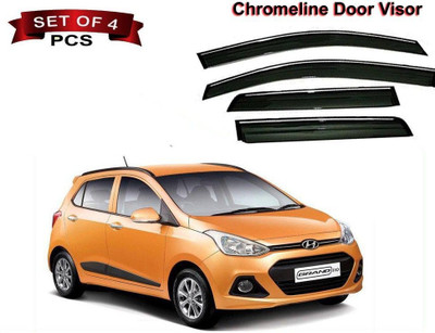 motobridge For Front, Rear Wind Deflector(Tinted Hyundai Grand i10)
