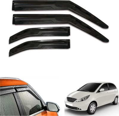 motobridge For Non-convertibles Front, Rear Wind Deflector(Tinted Tata Indica Vista)