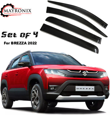 Mayronix For Non-convertibles Front, Rear Wind Deflector(Tinted Maruti Vitara Brezza LDi)