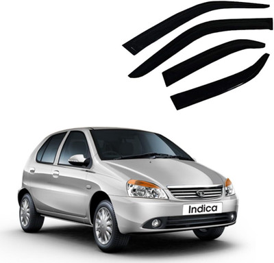 Royal Tech For Non-convertibles Front, Rear Wind Deflector(Tinted Tata Indica)