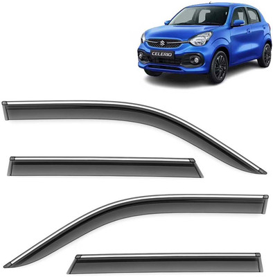 Kingsway For Non-convertibles Front, Rear Wind Deflector(Tinted Maruti Celerio)