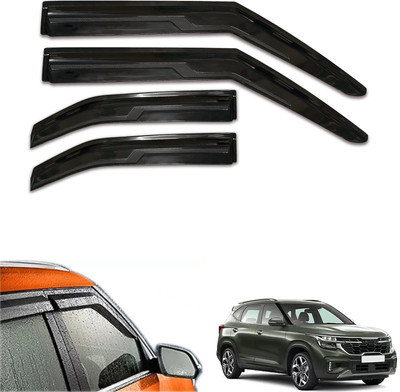 motobridge For Non-convertibles Front, Rear Wind Deflector(Tinted Kia Seltos HTK Plus G Petrol)