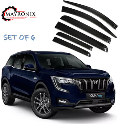 Mayronix For Non-convertibles Front, Rear Wind Deflector(Tinted MAHINDRA XUV 700)