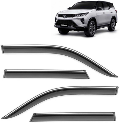 Kingsway For Non-convertibles Front, Rear Wind Deflector(Tinted Toyota Fortuner)