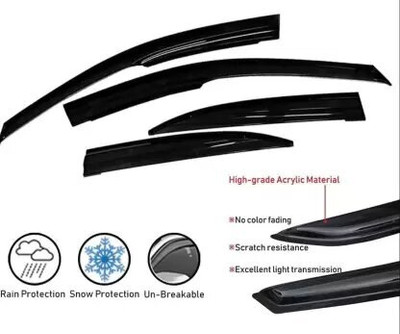 ANiiTEK For Rear, Front Wind Deflector(Maruti Zen)