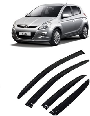 GAURIENTERPRIES For Non-convertibles Front, Rear Wind Deflector(Tinted HYUNDAI i20)