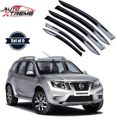 Auto Xtreme For Non-convertibles Front, Rear Wind Deflector(Tinted Nissan Terrano)