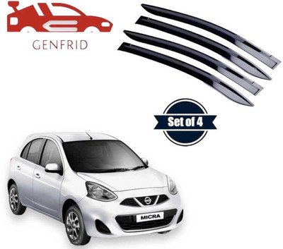 GENFRID For Non-convertibles Front Wind Deflector(Tinted Nissan Micra)