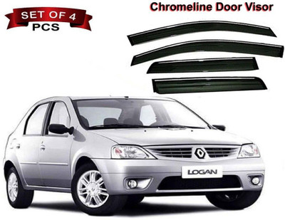 motobridge For Front, Rear Wind Deflector(Tinted Mahindra Logan)