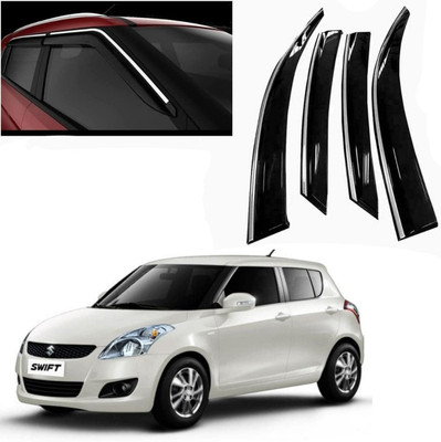 Ds enterprise For Non-convertibles Front, Rear Wind Deflector(Tinted Maruti Swift)