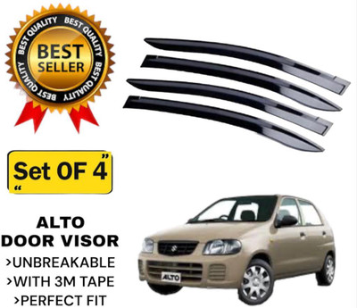 GENFRIDD For Non-convertibles Front Wind Deflector(Tinted Maruti Alto)