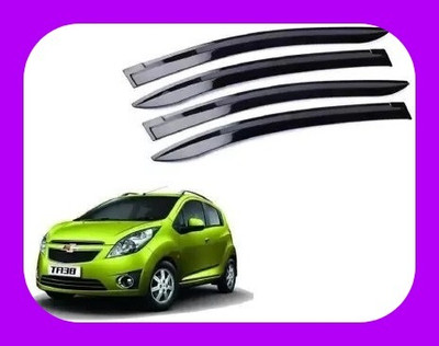 ANiiTEK For Non-convertibles Front, Rear Wind Deflector(Tinted Chevrolet Beat)