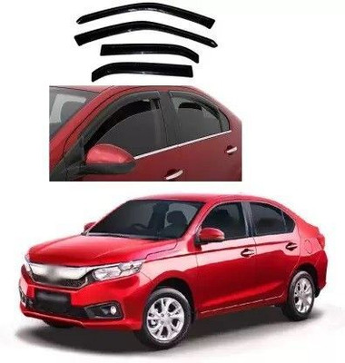 motobridge For Front, Rear Wind Deflector(Tinted Honda Amaze)