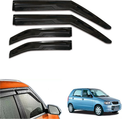motobridge For Non-convertibles Front, Rear Wind Deflector(Tinted Maruti Alto)