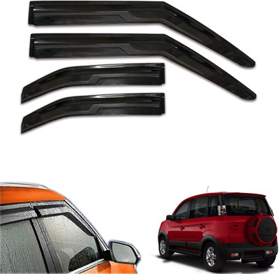 motobridge For Non-convertibles Front, Rear Wind Deflector(Tinted Mahindra NA)