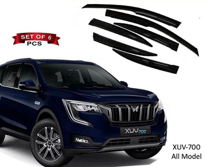 motobridge For Convertibles Front, Rear Wind Deflector(Tinted Mahindra XUV 700)