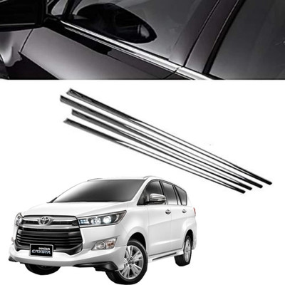 VKUNIVERSE For Non-convertibles Rear, Front Wind Deflector(Clear Toyota Innova Crysta)