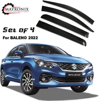 Mayronix For Non-convertibles Front, Rear Wind Deflector(Tinted Maruti Baleno ZXi)