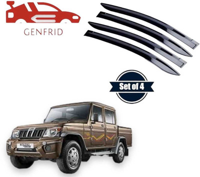 GENFRID For Non-convertibles Front Wind Deflector(Tinted MAHINDRA Bolero Camper 2WD PS BS3)