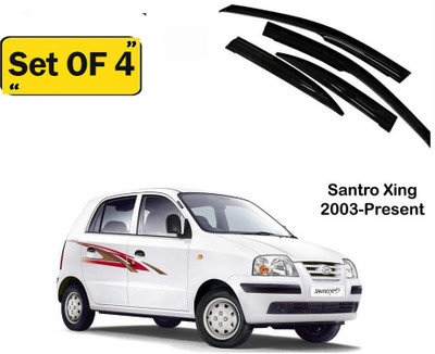 GAURIENTERPRIES For Non-convertibles Front, Rear Wind Deflector(Tinted HYUNDAI Santro Xing)