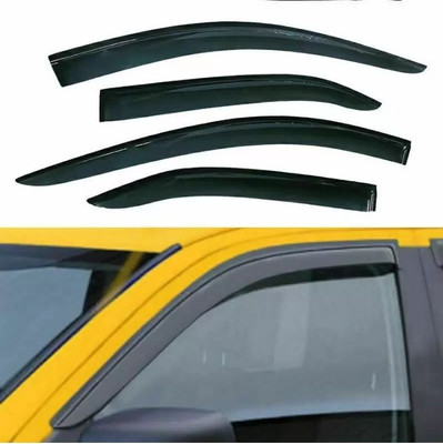 motobridge For Non-convertibles Rear, Front Wind Deflector(Clear Toyota Etios Liva)