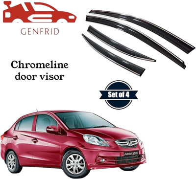 GENFRID For Non-convertibles Front Wind Deflector(Tinted Honda Amaze)