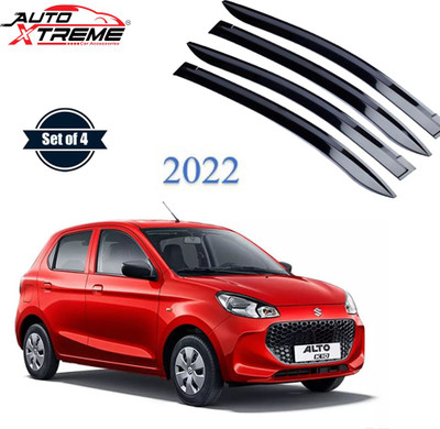 Auto Xtreme For Non-convertibles Front, Rear Wind Deflector(Tinted Maruti Alto K10 LX)
