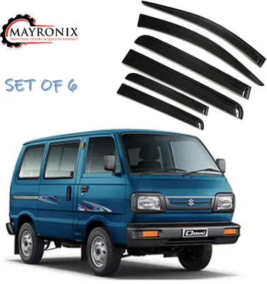 Mayronix For Non-convertibles Front, Rear Wind Deflector(Tinted Maruti Omni)