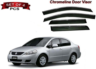 motobridge For Front, Rear Wind Deflector(Tinted Maruti SX4)