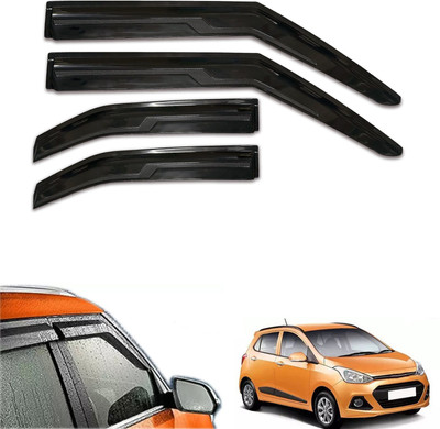 motobridge For Non-convertibles Front, Rear Wind Deflector(Tinted Hyundai Grand i10)