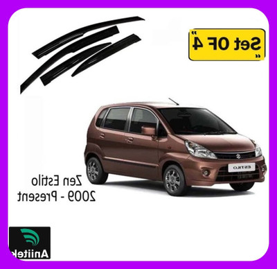 ANiiTEK For Non-convertibles Rear, Front Wind Deflector(Tinted Maruti Zen Estilo)