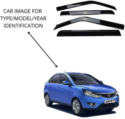 motobridge For Non-convertibles Front, Rear Wind Deflector(Tata Zest)