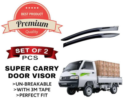 motobridge For Non-convertibles Front Wind Deflector(Tinted Maruti NA)