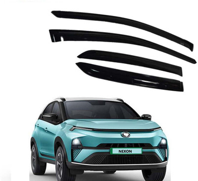 Kunj Autotech For Convertibles Front, Rear Wind Deflector(Tinted Tata Nexon)