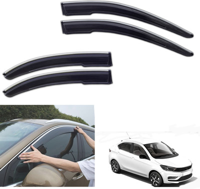motobridge For Non-convertibles Front, Rear Wind Deflector(Tinted Tata Tigor XM Petrol)