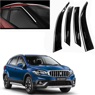 Ds enterprise For Non-convertibles Front, Rear Wind Deflector(Tinted Maruti S-Cross)