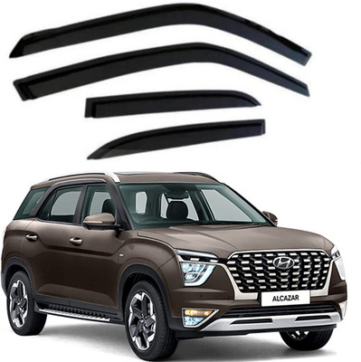 Ds enterprise For Non-convertibles Front, Rear Wind Deflector(Tinted HYUNDAI Alcazar)