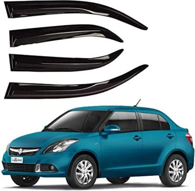 VKUNIVERSE For Non-convertibles Rear, Front Wind Deflector(Clear Maruti Swift Dzire)
