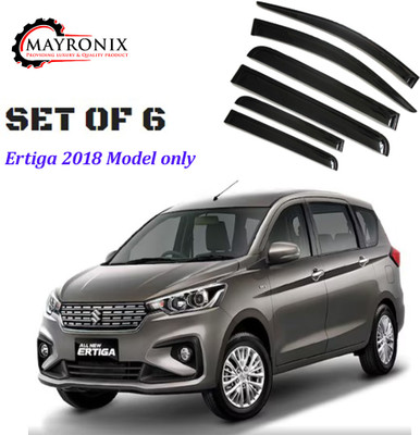 Mayronix For Non-convertibles Front, Rear Wind Deflector(Clear Maruti Ertiga ZXI)