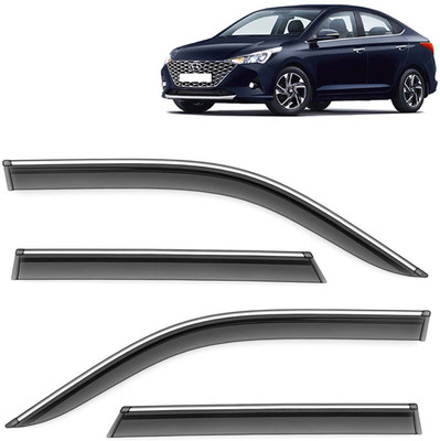 Kingsway For Convertibles Front, Rear Wind Deflector(Tinted HYUNDAI Verna)