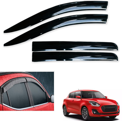 PEEPS STORE For Non-convertibles Front, Rear Wind Deflector(NA Maruti Swift VXI)